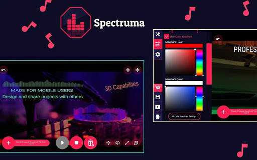 Spectruma - Audio Visualizer Maker screenshot 2