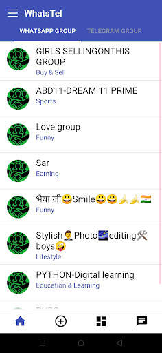 WhatsTel - Social Group Link screenshot 1