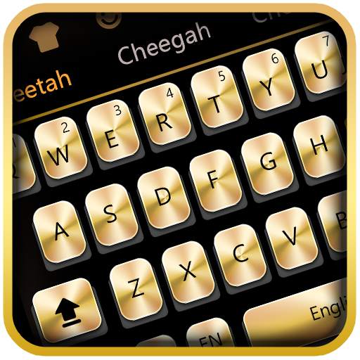 Luxury Golden Black Keyboard 10001001