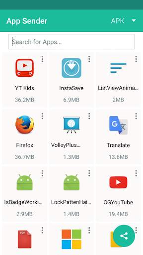 AppSender -  Share Apps screenshot 1