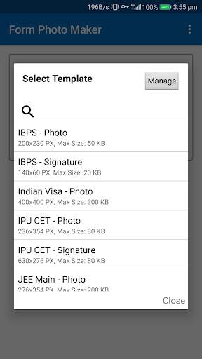 Form Photo Maker - Resizer, Compressor & Converter screenshot 2
