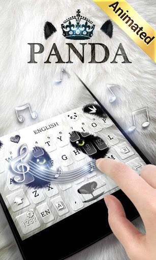 Panda GO Keyboard Animated Theme screenshot 4