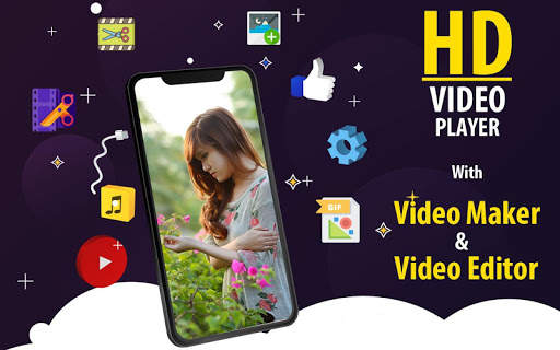 HD Video Player With Video Maker And Video Editor screenshot 1