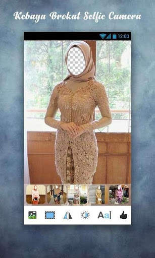 Kebaya Brokat Selfie Camera screenshot 4