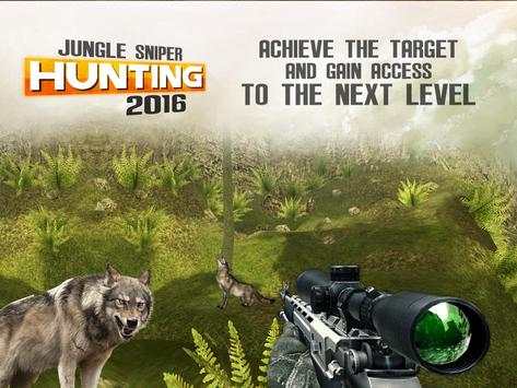 Sniper Jungle Hunting 2016 screenshot 5