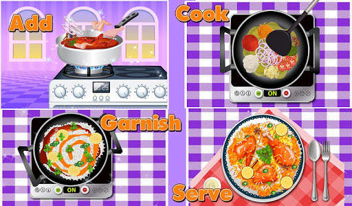 Chicken Biryani-Street Food Cooking Games screenshot 1