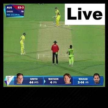 Live Cricket Tv HD Sports screenshot 1