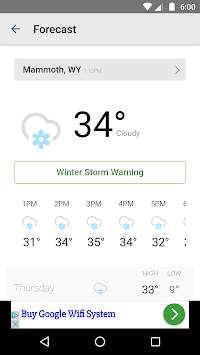 YNP wx: Yellowstone Weather screenshot 2