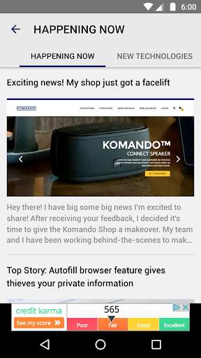 Komando.com App 3 تصوير الشاشة