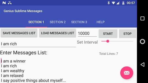 Genius Sublime Messages Lite screenshot 7