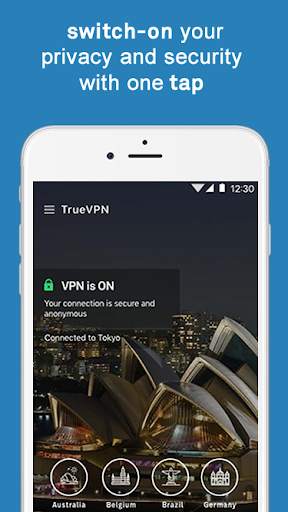 TrueVPN screenshot 1