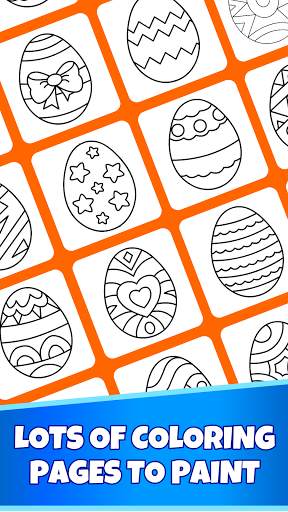 Easter Egg Coloring - Surprise Eggs Game For Kids 3 تصوير الشاشة