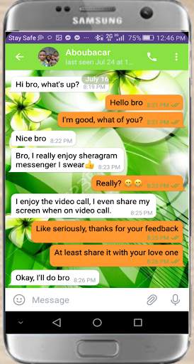 Neolife messenger-messenger lite for telegram screenshot 3