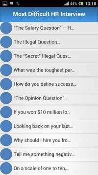 Job HR Interview Questions скриншот 4