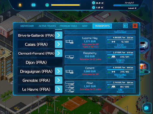 Virtual Truck Manager 2 Tycoon trucking company screenshot 7