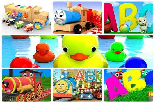 Learn Alphabets A To Z Nursery Rhymes Baby Video screenshot 1