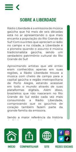 Rádio Liberdade - 83,3 FM, 970 AM screenshot 2