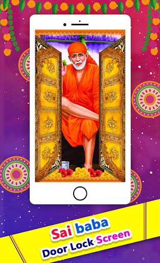 Sai Baba Door Lock Screen screenshot 1