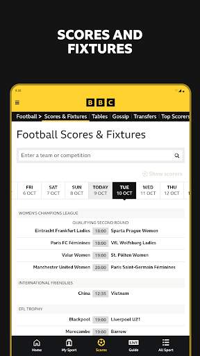 BBC Sport - News & Live Scores screenshot 12