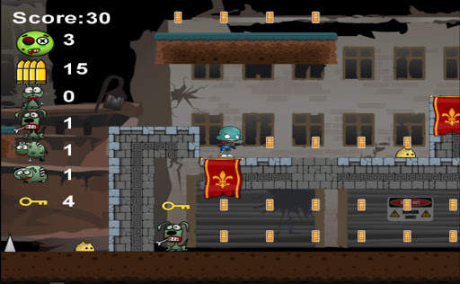 Zombie Feeder: 2D Shooter/Platform screenshot 4