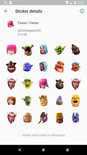 Stickers for COC WAStickerApps screenshot 4