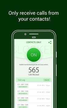 Block Calls Not in Contacts - Call Blocker screenshot 1