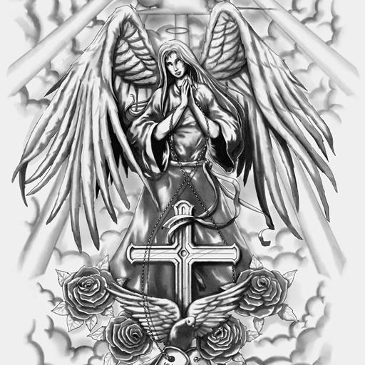 Angel Tattoo Wallpaper 1 icon