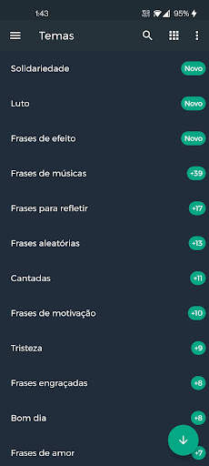 Puxa Assunto - Frases e status screenshot 1