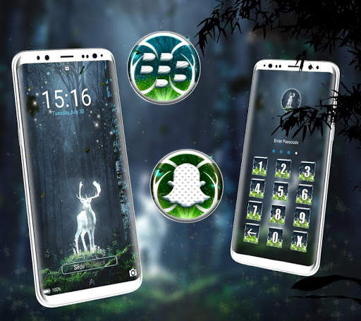 Magical Forest Deer Launcher Theme screenshot 6