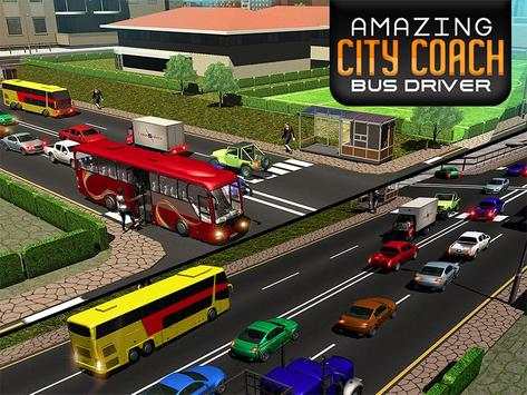 Amazing City Coach Bus Driver screenshot 17