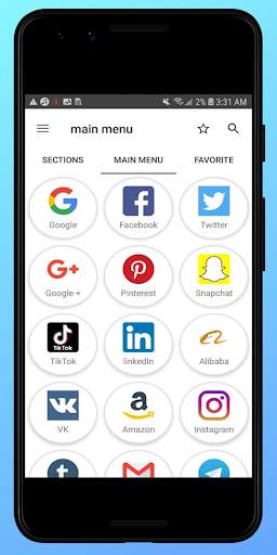 All in one social media & social network app 2020 screenshot 2