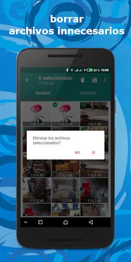 WhatsApp limpiador de archivos,Copiadora de estado screenshot 6