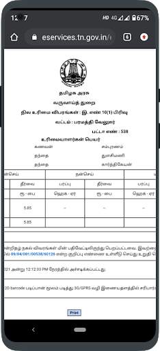 Patta Chitta FMB EC screenshot 4