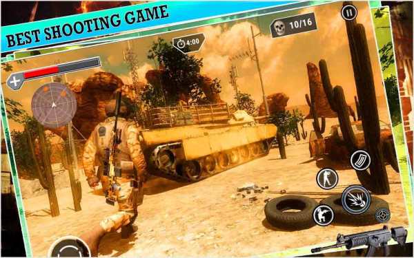 Desert Sniper Shooting - best shooting game screenshot 5
