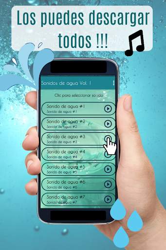 Sonidos de Agua, tonos y ringtones gratis screenshot 2