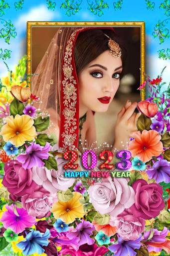 2023 New year photo frame screenshot 5
