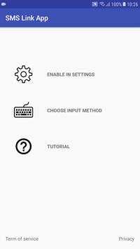 SMS Link App скриншот 1