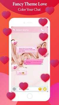 Color Love Theme SMS - Color Message screenshot 3