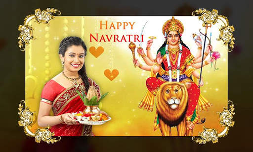 Navratri Photo Editor - नवरात्रि फोटो फ्रेम 2020 screenshot 1