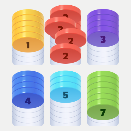 Sort Coins - Chips Merge icon