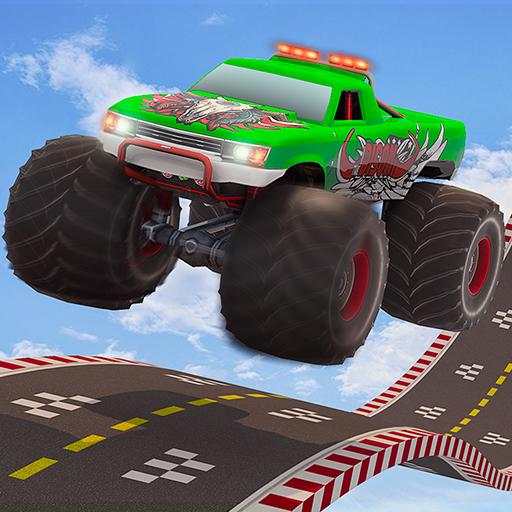 Impossible Mega Ramp Monster Truck Challenge Race 1.4