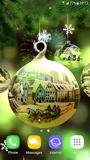 Beautiful Christmas Live Wallpaper screenshot 2