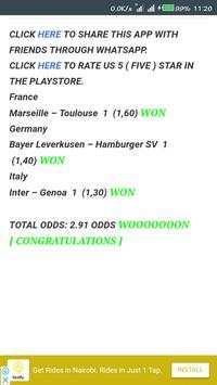 Genuine SureBet Tips screenshot 1