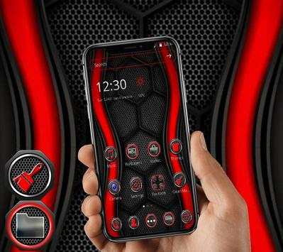Red and Black Launcher Theme screenshot 3