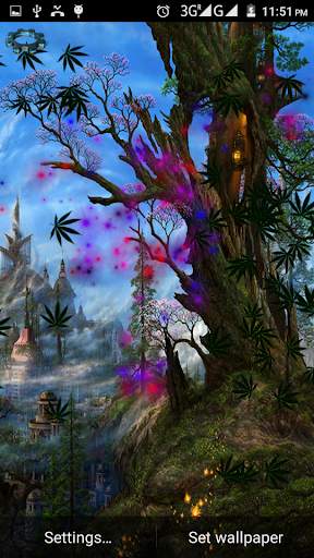 Green Weed HD Live Wallpaper screenshot 6