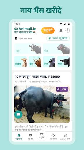 गाय भैंस खरीदें बेचें Animall скриншот 2
