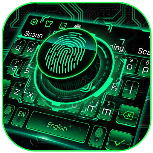 Fingerprint Scanner Keyboard 10001003