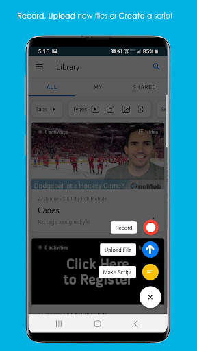 OneMob - Video Messaging screenshot 5