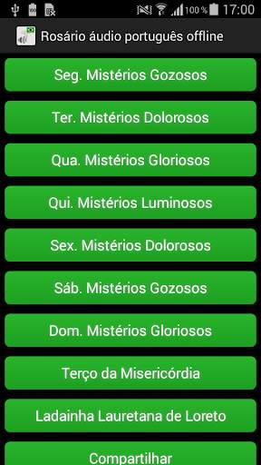 Rosário áudio português offline screenshot 1