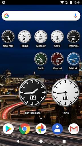 World Clock Widget screenshot 1